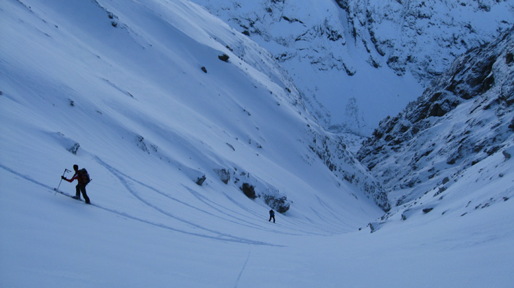 #3 Trace de montée : On arrive au glacier de Véra Pervoz, montée très efficace Trace de montée : On arrive au glacier de Véra Pervoz, montée très efficace