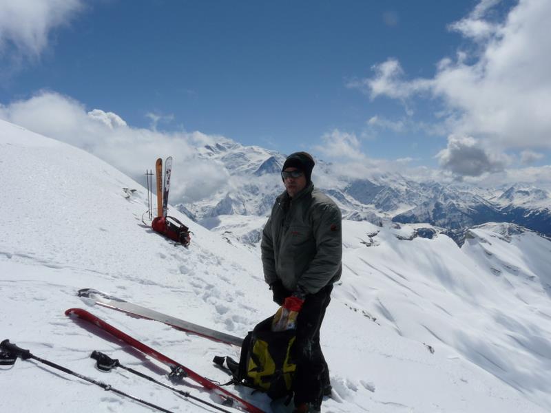 #2 Tête à l Tête à l'Âne : Vue au S sur le Mt Blanc