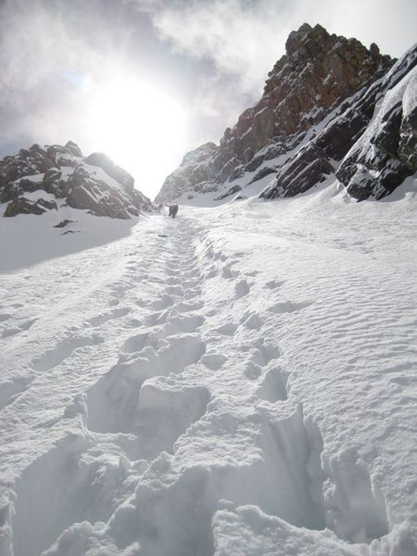 Couloir Nord : ça brasse dur.