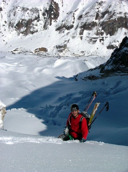 Arrivée au col : Arrivée au col des Glières, soleil en prime.