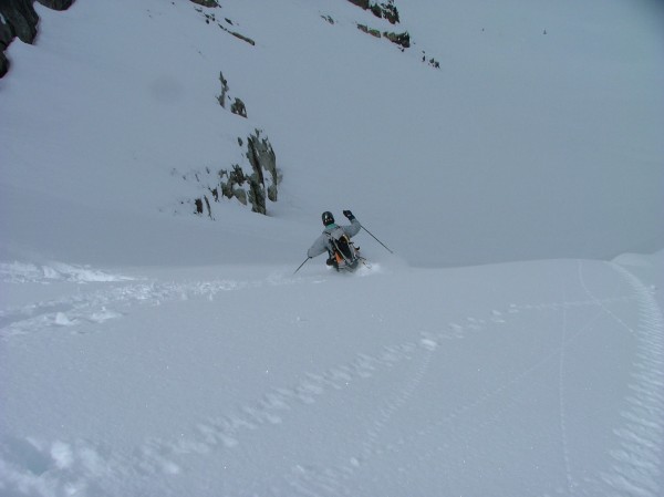 glacier N de la Glière : Bonne poudre sur le glacier de la Glière