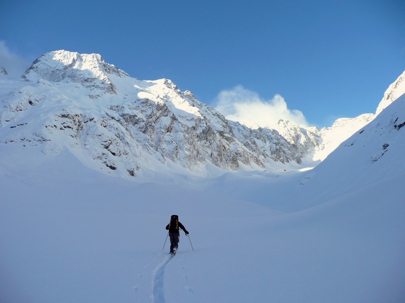 #1 Vaccivier oriental : Grosse trace dès le début du vallon Vaccivier oriental : Grosse trace dès le début du vallon