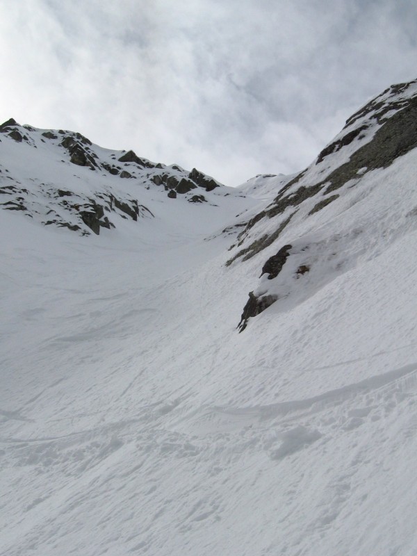 #3 Mouchillon NE : Partie supérieure du couloir : où est passé le ressaut ?? Mouchillon NE : Partie supérieure du couloir : où est passé le ressaut ??