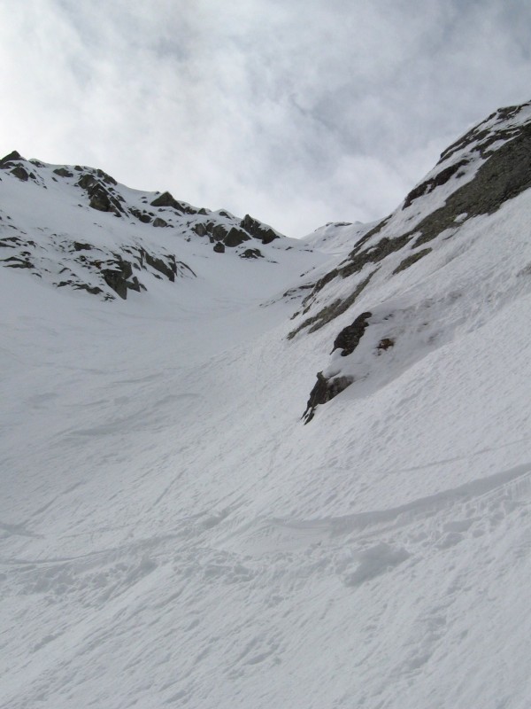 Mouchillon NE : Partie supérieure du couloir : où est passé le ressaut ??