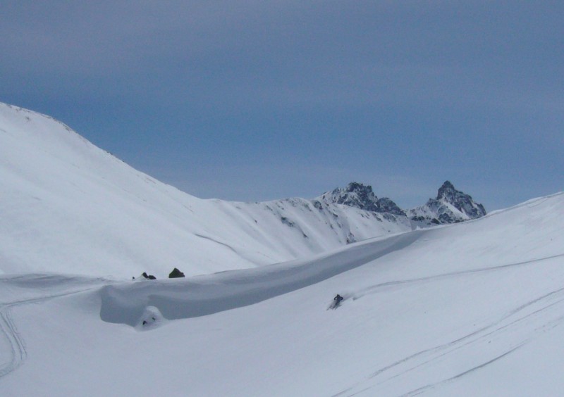 Rocher Blanc (Queyras) : Encore et toujours du Grand ski avec de la place pour tourner!