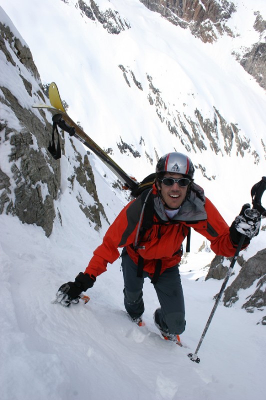 #6 Couloir oriental : Rémi à 100m de la sortie Couloir oriental : Rémi à 100m de la sortie