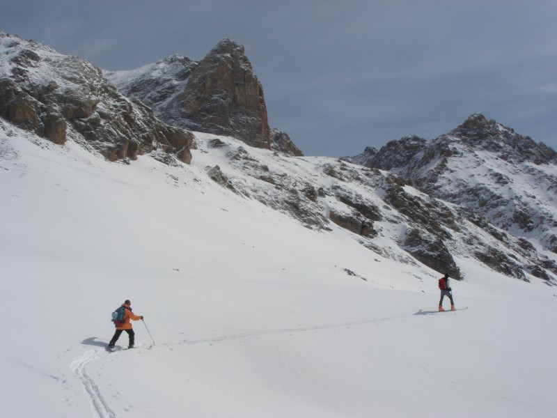 #2 Aiguillette du Vallonnet : sous l Aiguillette du Vallonnet : sous l'Aiguillette, on corrige le tir pour revenir sous la face