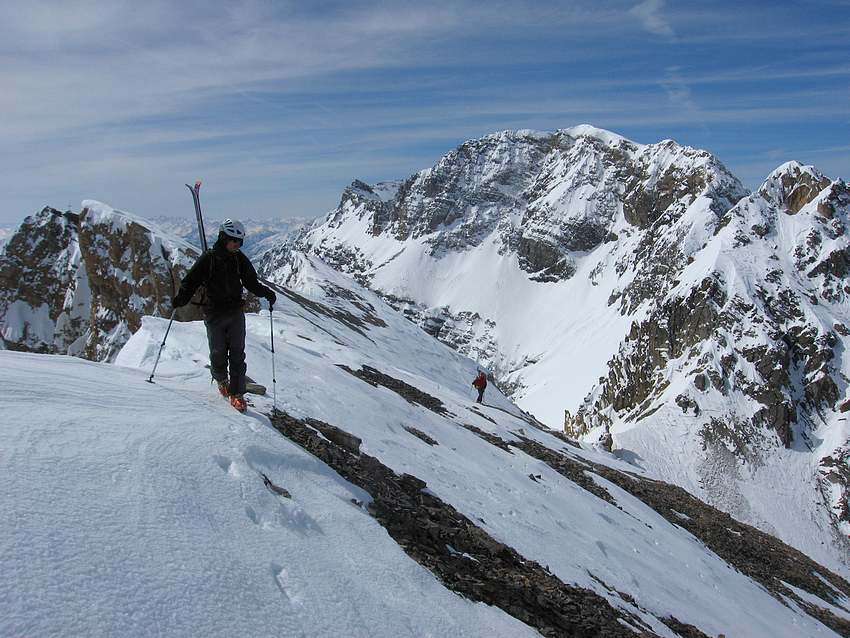 #3 Gran Bagna : Vers le sommet. Derrière, la Roche Bernaude. Gran Bagna : Vers le sommet. Derrière, la Roche Bernaude.