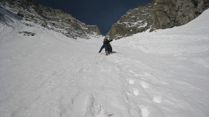 #3 Breche Cordier : ça porte plutot bien dans la partie goulottée Breche Cordier : ça porte plutot bien dans la partie goulottée