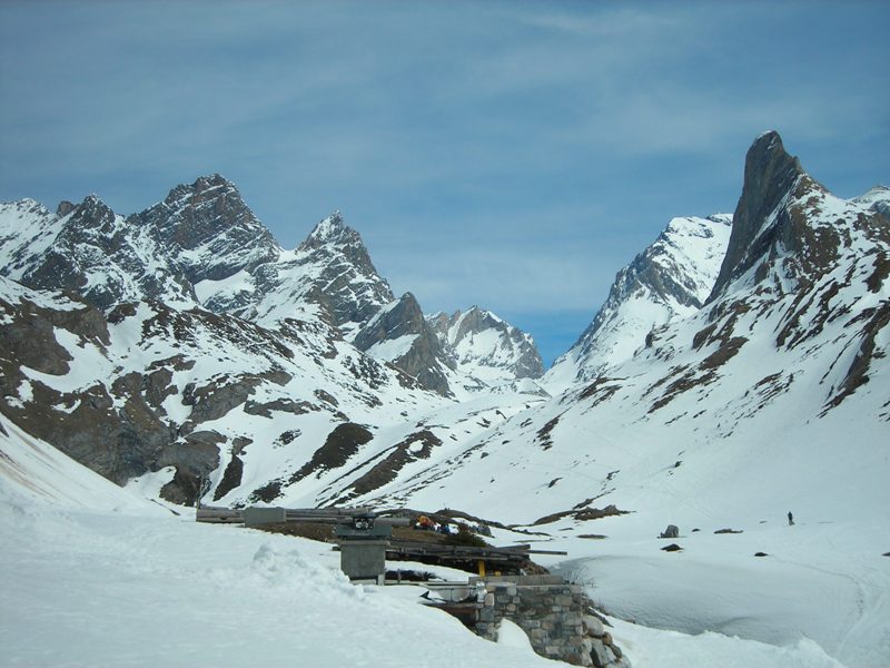 Chalets de la Glière : Le vallon pris à la descente vers 2200m