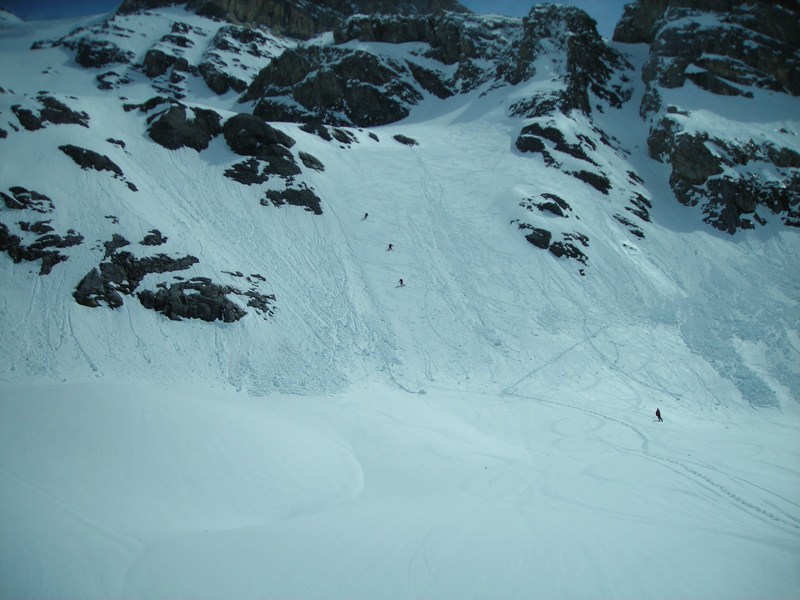 1er Mur vers 2800m : Photo prise à la descente.