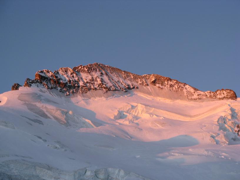 Barre des Ecrins : Lever de soleil