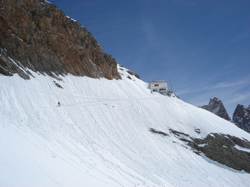 #33 Tour de la Meije 2008 : On approche le refuge du promontoire Tour de la Meije 2008 : On approche le refuge du promontoire