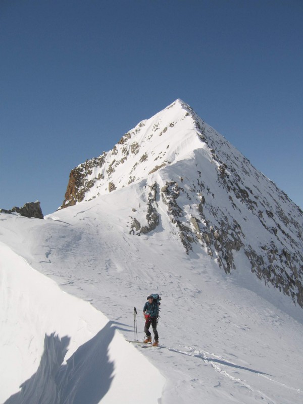 #13 Tour de la Meije 2008 : La point sud du replat en arrière plan Tour de la Meije 2008 : La point sud du replat en arrière plan