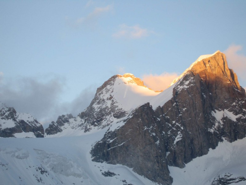 #9 Tour de la Meije 2008 : couché de soleil au col du replat Tour de la Meije 2008 : couché de soleil au col du replat