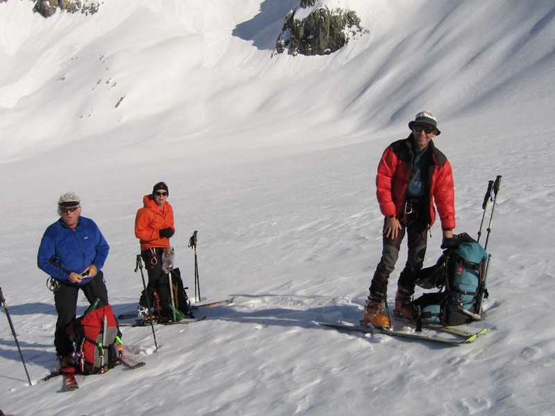 #10 Tour de la Meije 2008 : Pause avant d Tour de la Meije 2008 : Pause avant d'attaquer la montée au col du replat