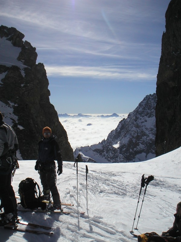 #3 Le col des Avalanche : Le col des Avalanche avec à droite le Coolidge et à gauche la barre des Ecrins Le col des Avalanche : Le col des Avalanche avec à droite le Coolidge et à gauche la barre des Ecrins