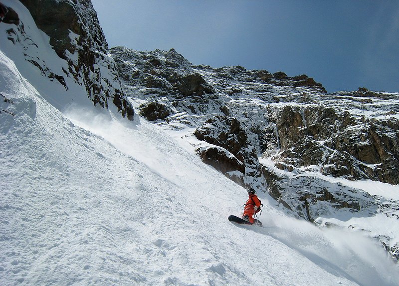 #15 Grande Aiguille de la Bérarde : Ludwig tranquille... c Grande Aiguille de la Bérarde : Ludwig tranquille... c'est beau le surf quand même...