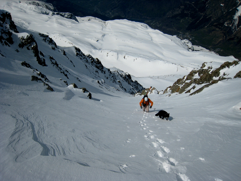 #13 Couloir ouest principal : juste avant de rejoindre le sommet de l Couloir ouest principal : juste avant de rejoindre le sommet de l'Etendart