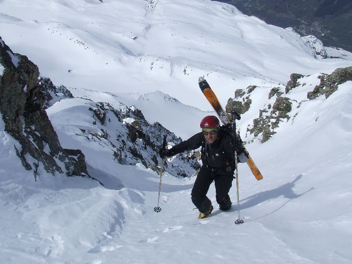 #10 Tibougnat : Sortie du couloir ouest Tibougnat : Sortie du couloir ouest