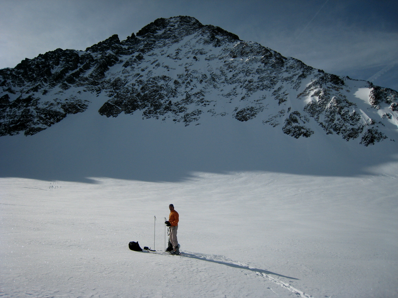 #6 Jérôme et Ted : sur le Glacier Nord de la Barbarate au pied de la face nord de l Jérôme et Ted : sur le Glacier Nord de la Barbarate au pied de la face nord de l'Etendard