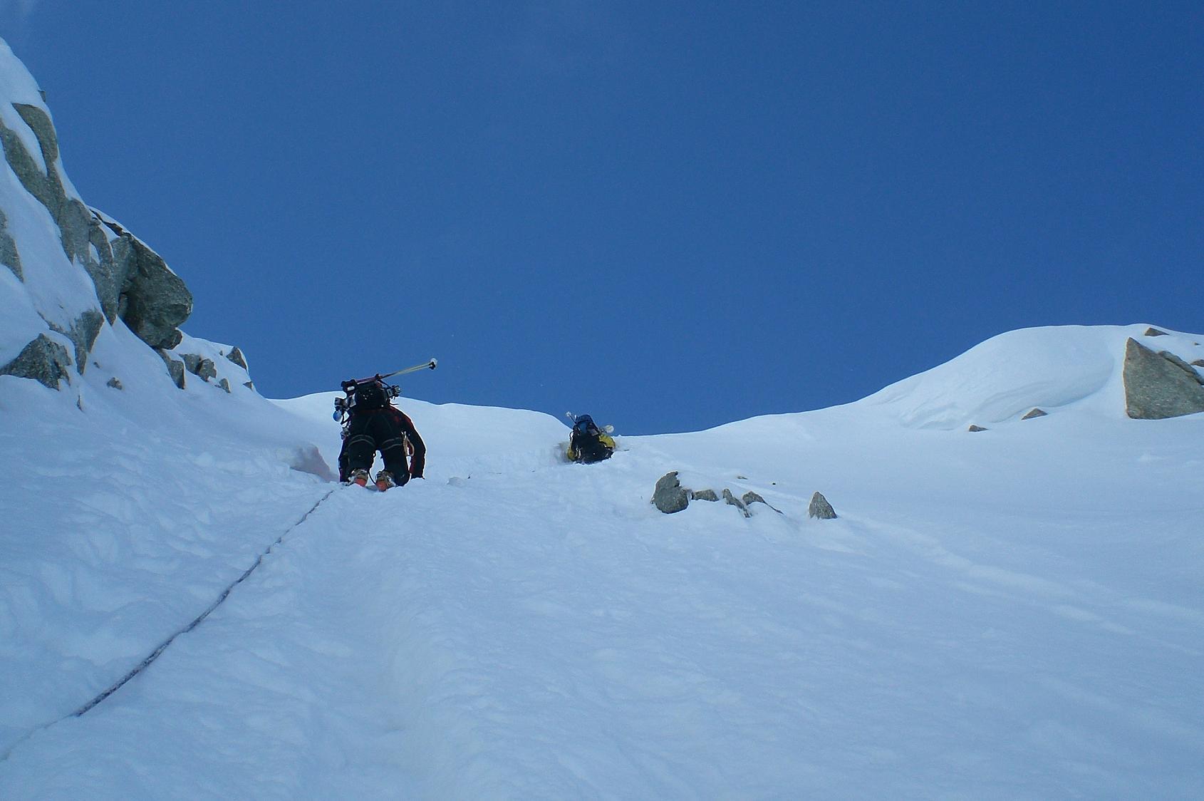 #3 Bientôt la fin : Léo a bien souffert dans ces derniers metres pour faire la trace !! Bientôt la fin : Léo a bien souffert dans ces derniers metres pour faire la trace !!