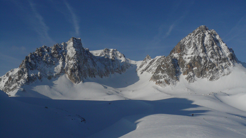 #5 Mont Thabor et Pic du Thabor : Au centre, le col du Thabor Mont Thabor et Pic du Thabor : Au centre, le col du Thabor