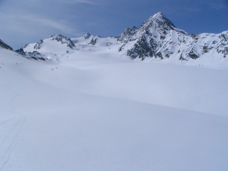 #11 Glacier de Gébroulaz : vue depuis le bas du Glacier Glacier de Gébroulaz : vue depuis le bas du Glacier