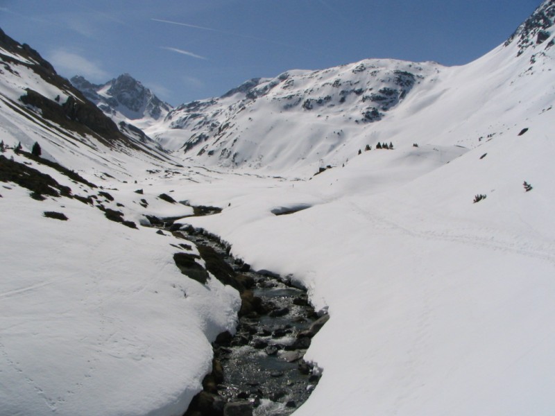 #3 Vallon du Fruit : 80 à 100 cm de neige compactée Vallon du Fruit : 80 à 100 cm de neige compactée