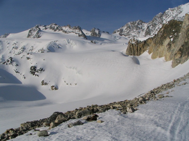 #8 Glacier de Gébroulaz : depuis le passage sous le col du Souffre Glacier de Gébroulaz : depuis le passage sous le col du Souffre