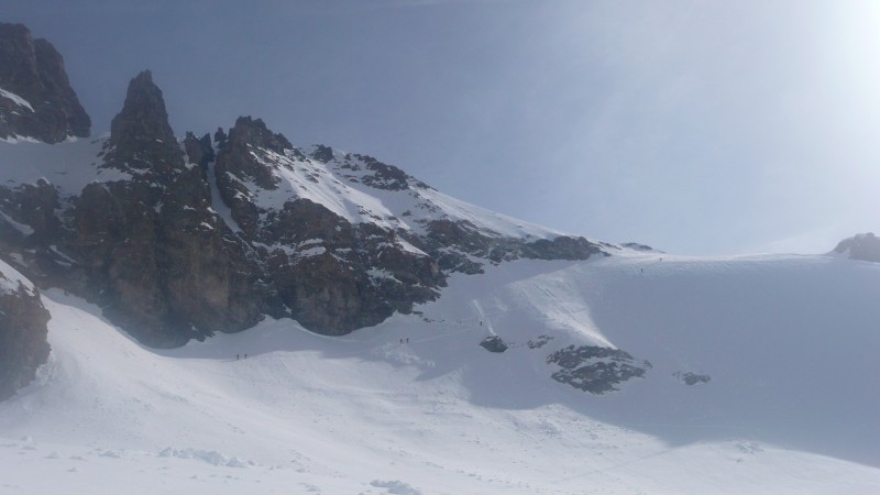 #4 Ailefroide orientale : Vue de la pente SW d Ailefroide orientale : Vue de la pente SW d'accès au plateau sommital