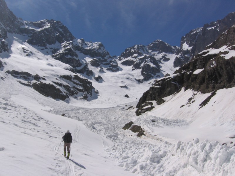 #5 Vallon des Bans : Coulée dans le vallon des Bans, pas des Aupillous au fond Vallon des Bans : Coulée dans le vallon des Bans, pas des Aupillous au fond