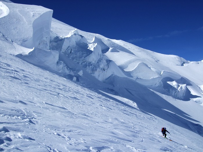 Mont-Blanc : Toz entre dans la face Nord