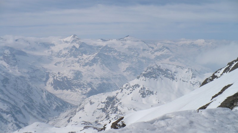 La Haute-Maurienne : La Haute-Maurienne depuis le sommet.