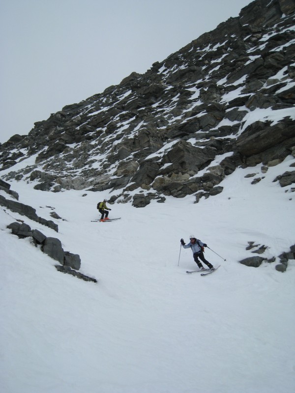 #7 Couloir Ouest : dans le 1/3 supérieur! Couloir Ouest : dans le 1/3 supérieur!
