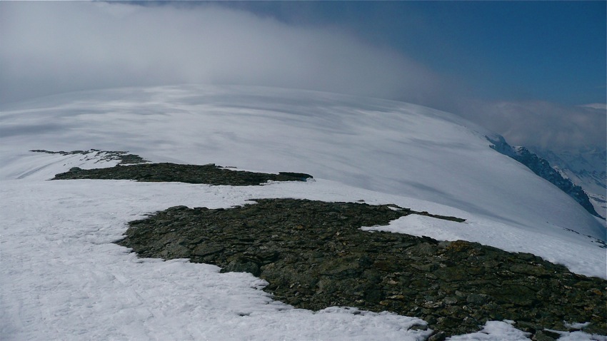 #4 Glacier des sonnailles : couvert, venté Glacier des sonnailles : couvert, venté