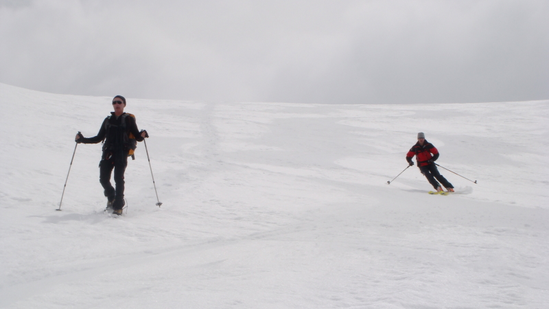 Jean Marie & Fabrice : dans le glacier