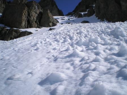 #1 couloir final : Nous étions mieux en crampons. couloir final : Nous étions mieux en crampons.