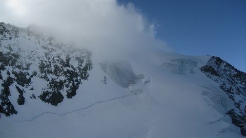 #6 mont pourri vu col des roches : on y est mont pourri vu col des roches : on y est