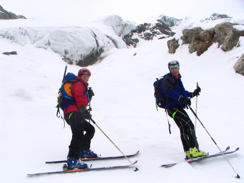 #6 Glacier des Agneaux : Faut pas s Glacier des Agneaux : Faut pas s'arreter sous les séracs !!