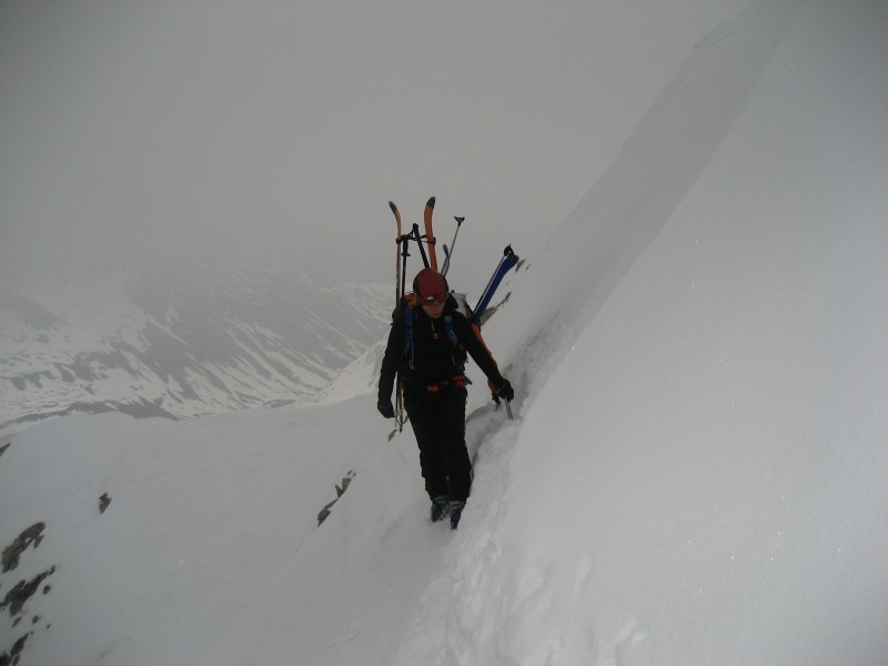 #4 Arrete N de Neige Cordier : Seul passage gazeux Arrete N de Neige Cordier : Seul passage gazeux