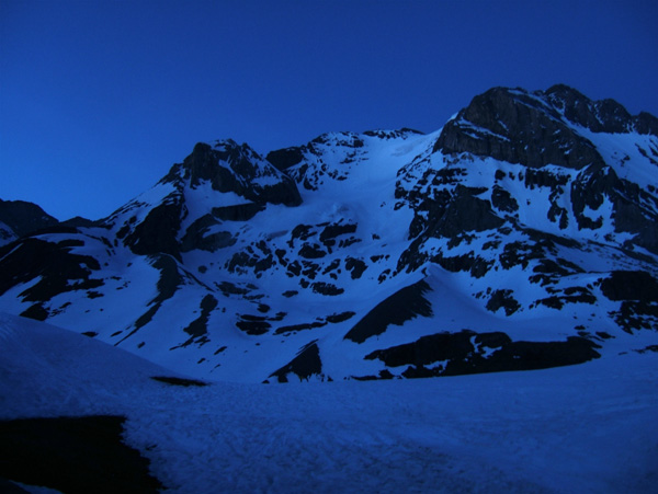 Grande Casse : Au crépuscule.