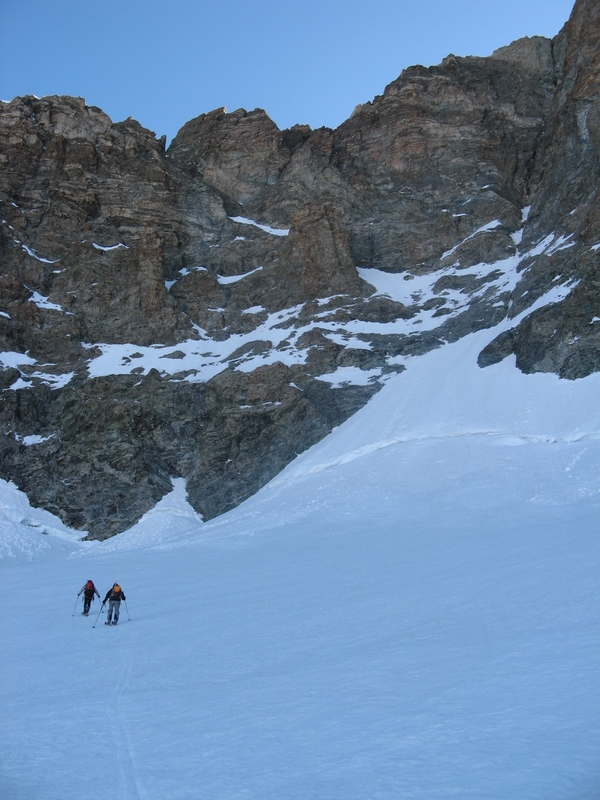 #3 traversée Dôme des Ecrins : En vue de la rimaye traversée Dôme des Ecrins : En vue de la rimaye