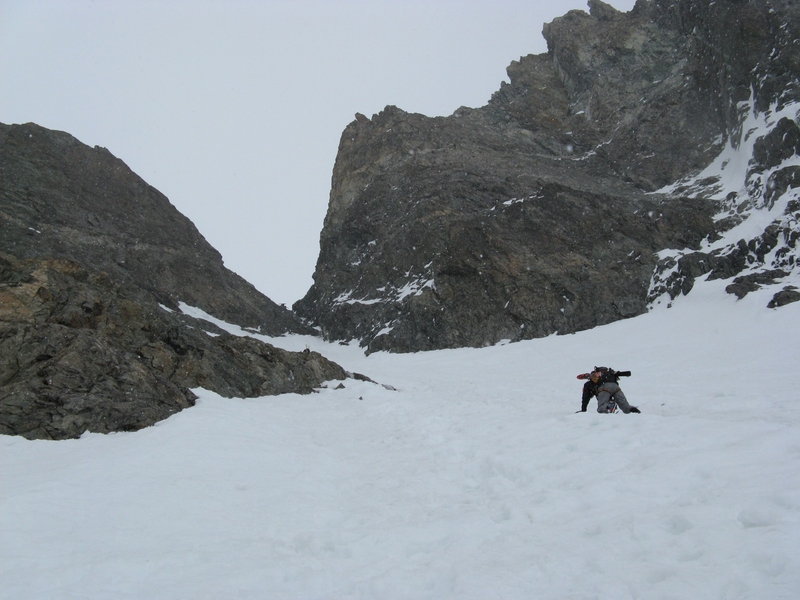 #10 traversée Dôme des Ecrins : Col des Ecrins, partie neigeuse traversée Dôme des Ecrins : Col des Ecrins, partie neigeuse