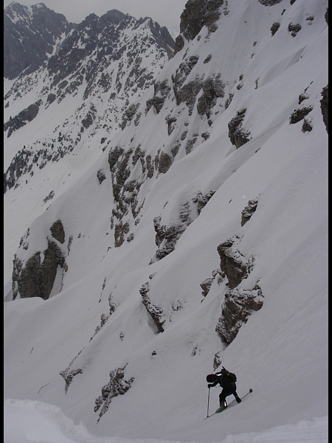 #4 Première partie du couloir : Pente soutenue Première partie du couloir : Pente soutenue