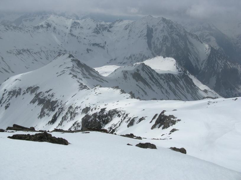 #6 Rochers du Vallon : La banquette d Rochers du Vallon : La banquette d'accès aux couloirs du haut