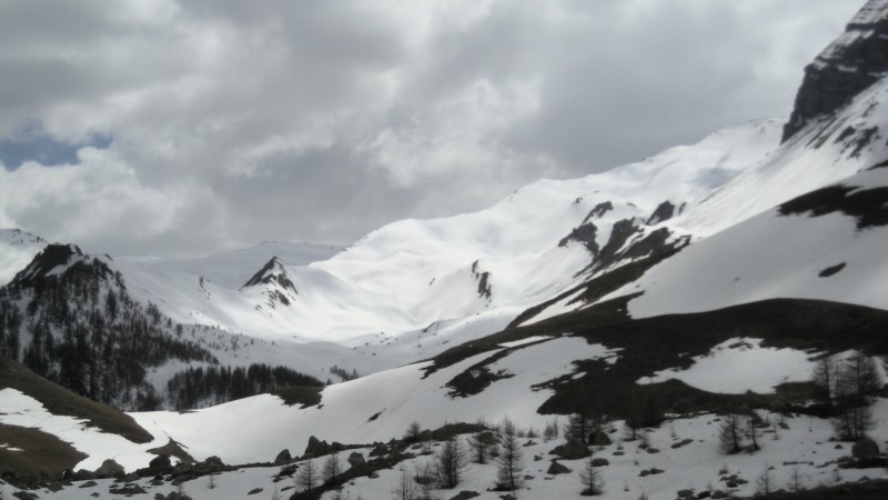 #1 Vallon du crachet : vue du col de Vars jusqu Vallon du crachet : vue du col de Vars jusqu'au sommet