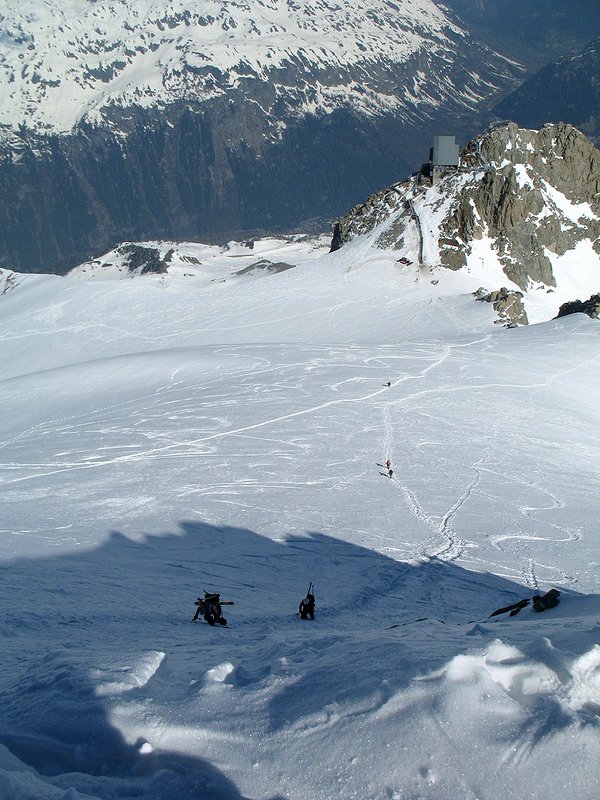 #4 Face N Petite Verte : L Face N Petite Verte : L'arrivée des bennes depuis le départ du couloir