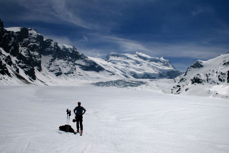 #31 Glacier de Corbassière : c Glacier de Corbassière : c'est loin le Combin, merci pour cette traversée géniale