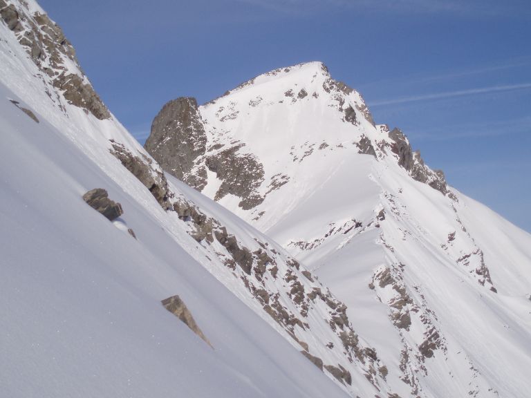 #2 Face SE aiguille de Morges : Vue depuis l Face SE aiguille de Morges : Vue depuis l'arête du Montagnon